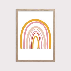'Rainbow Nursery' Art Print UNFRAMED