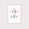 'All Play All Day' Wall Art UNFRAMED