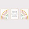 'Baby Poem' Set of 3 Wall Prints UNFRAMED