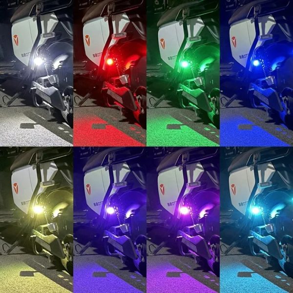 Car Strobe Light 8 Color Remote Flash Led Warning Lamp