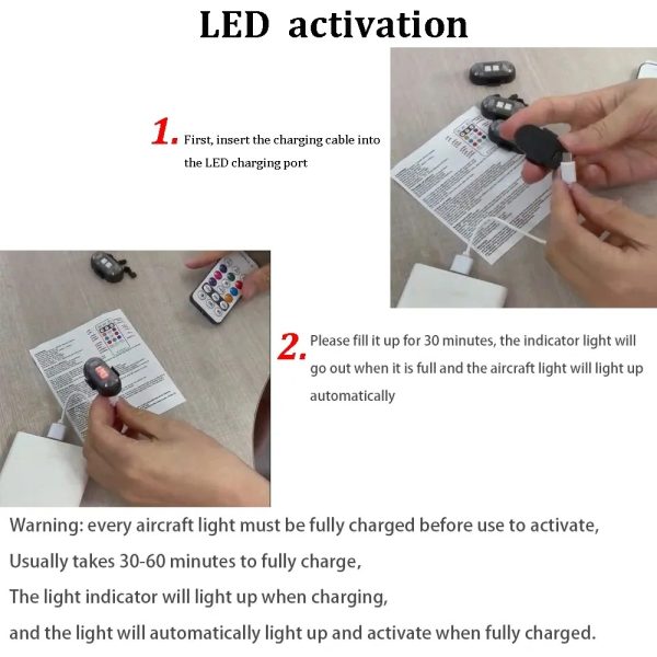 Car Strobe Light 8 Color Remote Flash Led Warning Lamp