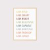 'I AM KIND' Wall Art UNFRAMED