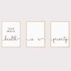 'Mental Health Is A Priority' Set of 3 Prints UNFRAMED