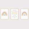 ' Somewhere Over The Rainbow' Set of 3 Prints UNFRAMED